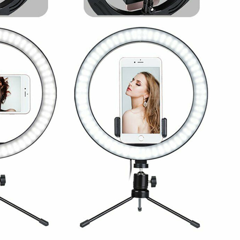 10 inch LED Ring Light with Desk Tripod