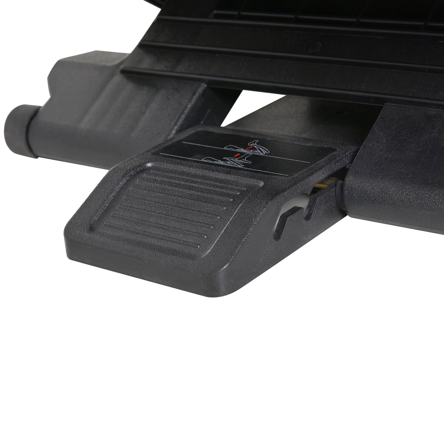 Adjustable Height & Angle Footrest for Better Posture at Office Black