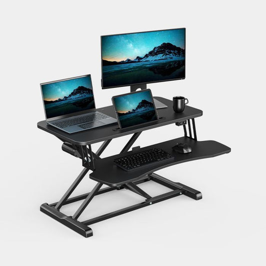 Electric Sit Stand Rising Desktop Workstation